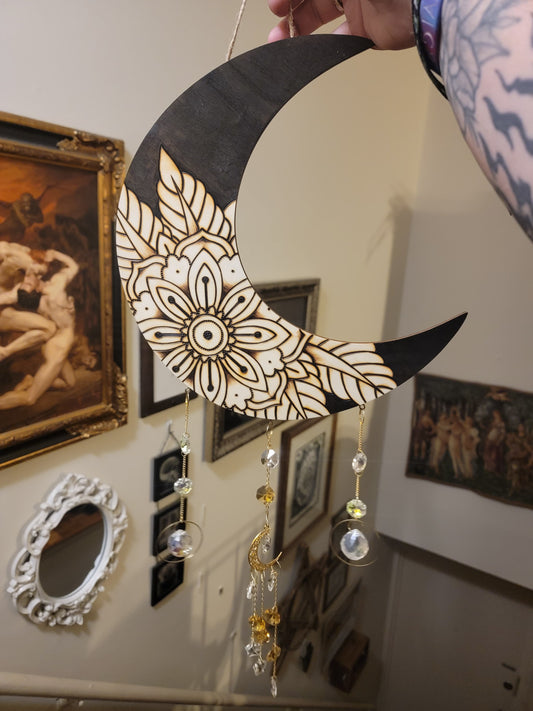 7/21/25 - Crescent Moon Suncatchers Woodburning Workshop
